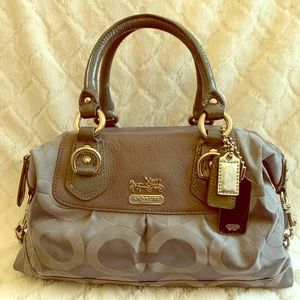 Gray Coach Bag